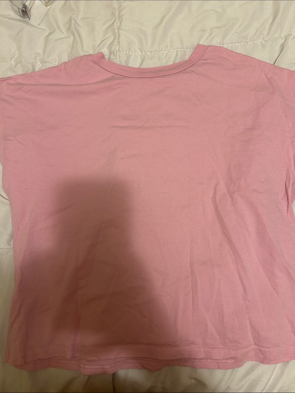 H&M Pink Crew Neck T-Shirt